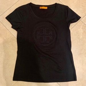Tory Burch Black Logo Tee